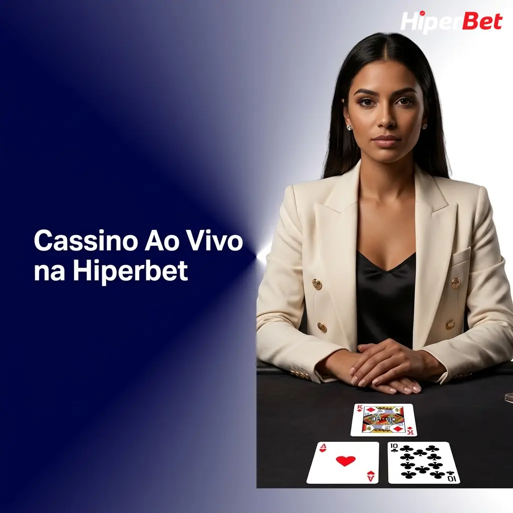 Cassino ao vivo da Hiperbet com dealers reais em HD, roleta, bacará, blackjack e game shows para jogadores brasileiros.