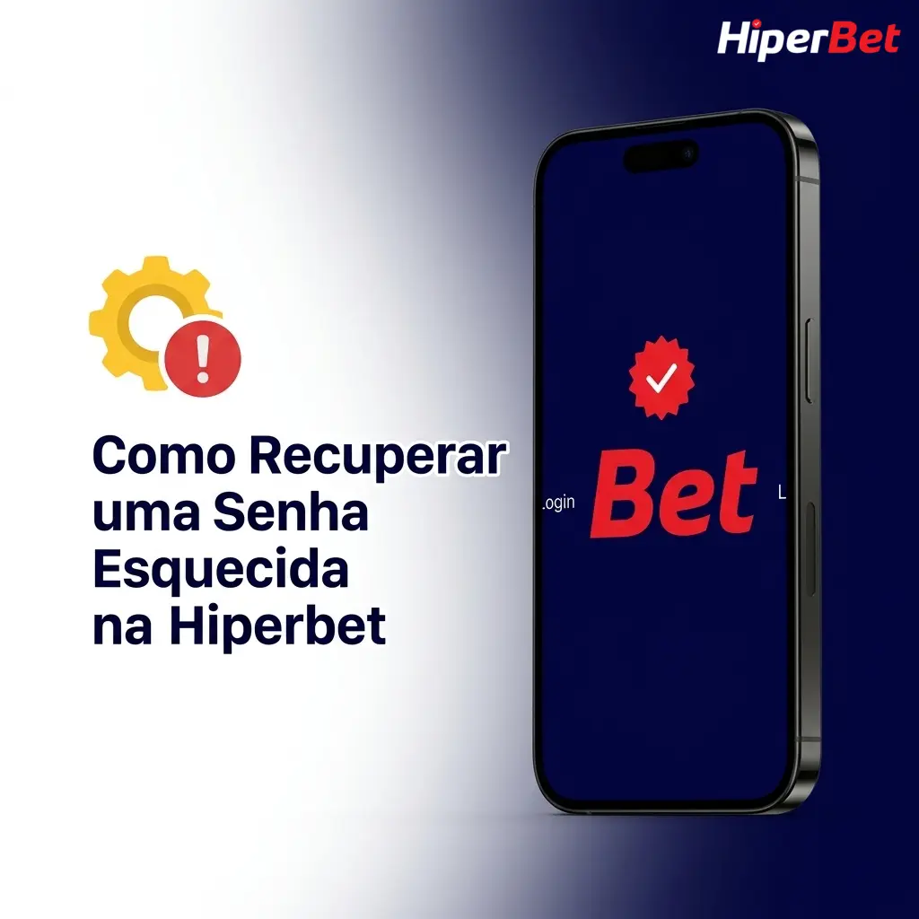 Passo a passo para recuperar senha esquecida na Hiperbet via e-mail ou telefone cadastrado.
