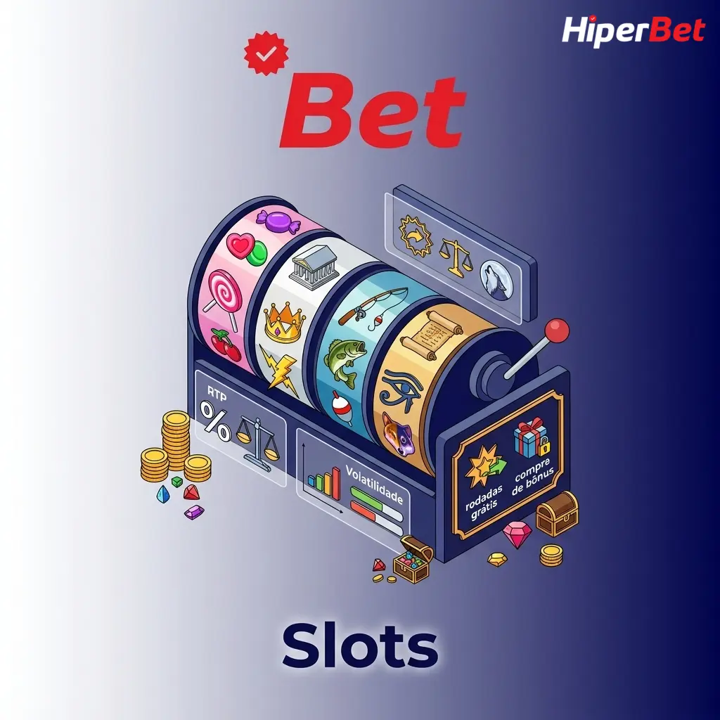Slots populares no cassino online Hiperbet com jackpots, rodadas grátis e títulos como Gates of Olympus.