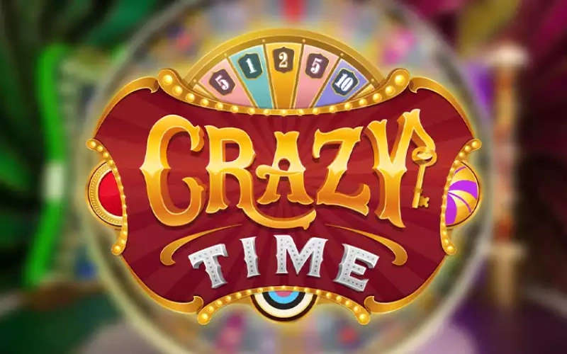 Divirta-se no famoso game show ao vivo Crazy Time na Hiperbet.